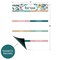 bloom daily planners 3 Piece Magnetic Dry Erase Planner Set, Garden Blooms